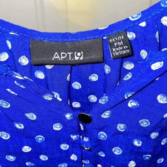 Blue and White Polka Dot - Picture 3 of 3